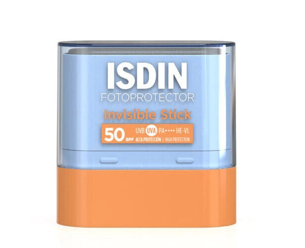 ضد آفتاب استیکی ایزدین Isdin مدل Invisible Stick با SPF50 | وزن 10 گرم - فروشگاه اینترنتی ارس درمیس