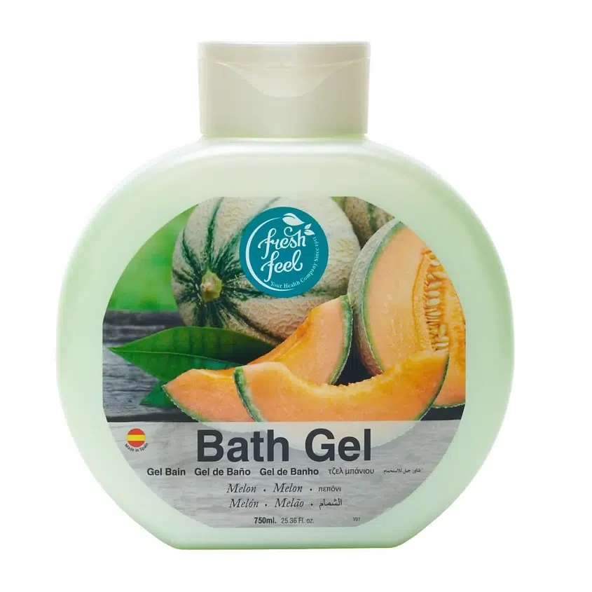 شامپو ژل حمام طالبی فرش فیل Fresh Feel مدل Melon | حجم 750 میل - فروشگاه اینترنتی ارس درمیس