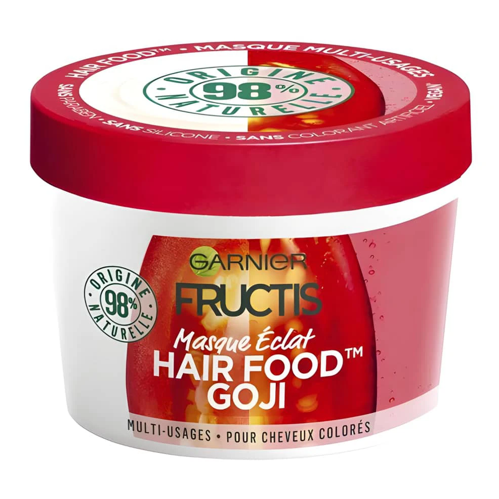 ماسک موی گارنیر سری Fructis مدل گوجی Goji موهای رنگ شده | حجم 390 میل (اصل فرانسه) - فروشگاه اینترنتی ارس درمیس
