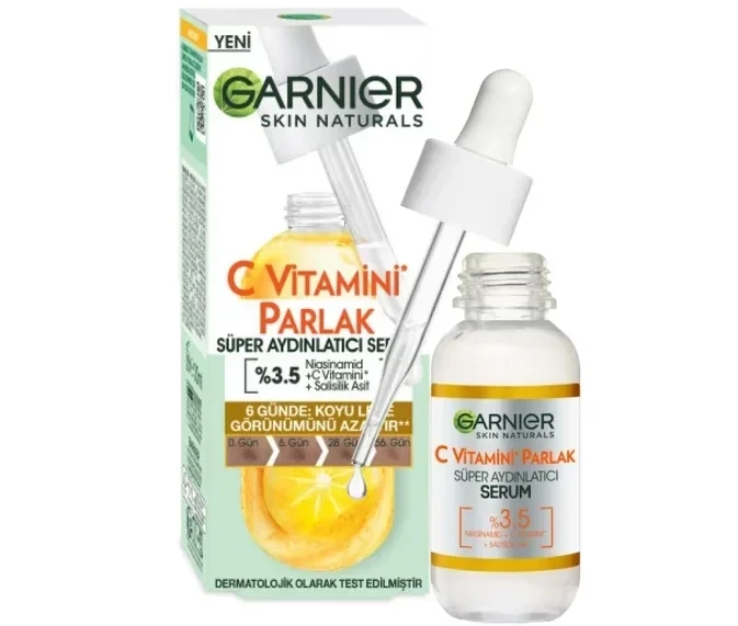 سرم ضد لک و روشن کننده ویتامین C گارنیر Garnier | حجم 30 میل - فروشگاه اینترنتی ارس درمیس