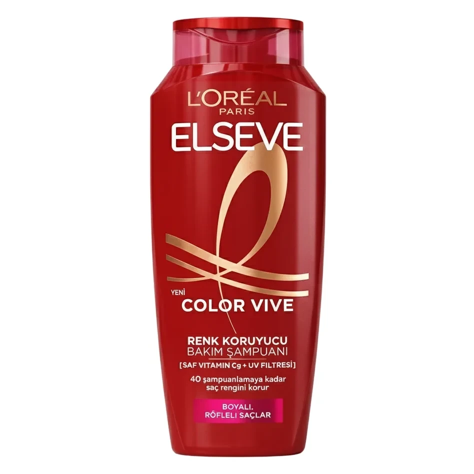 شامپو موهای رنگ شده لورآل سری Elseve مدل Color Vive | حجم 300 میل - فروشگاه اینترنتی ارس درمیس