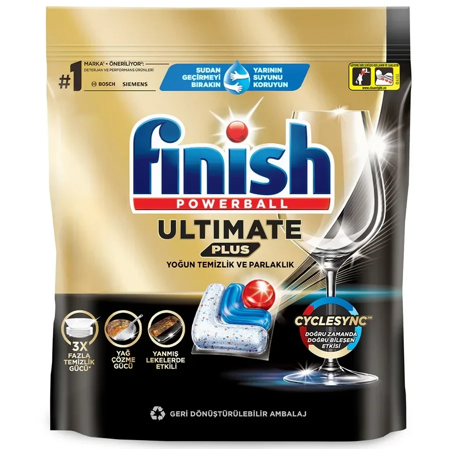 قرص ماشین ظرفشویی فینیش مدل Ultimate Plus بسته 40 عددی - فروشگاه اینترنتی ارس درمیس