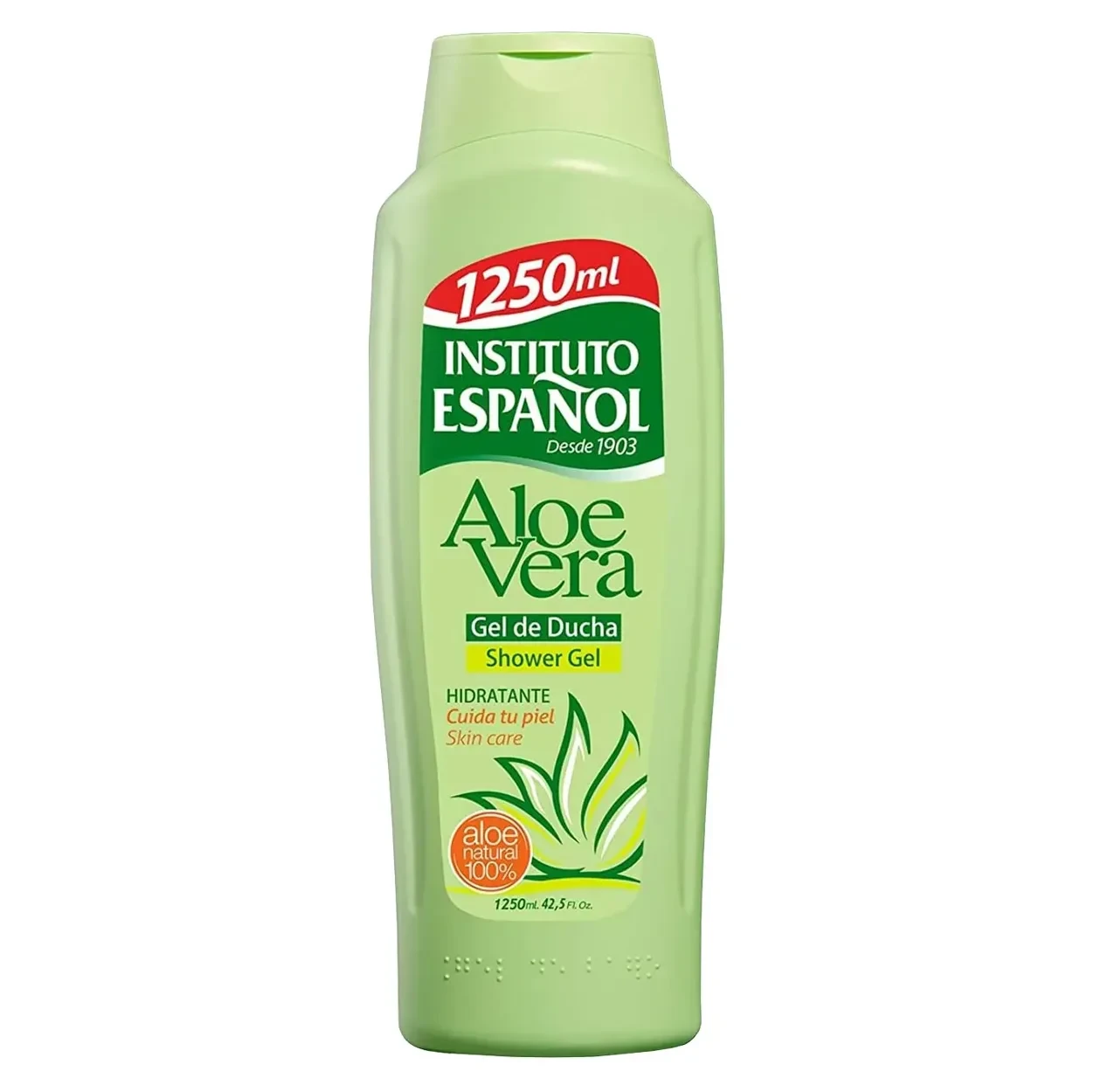 شامپو بدن آلوئه ورا اسپانول Instituto Español مدل Aloe Vera | حجم 1250 میل - فروشگاه اینترنتی ارس درمیس