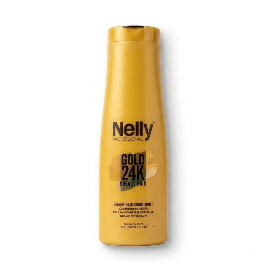 نرم کننده موهای چرب نلی پروفشنال مدل Greasy Hair | حجم 400 میل - فروشگاه اینترنتی ارس درمیس