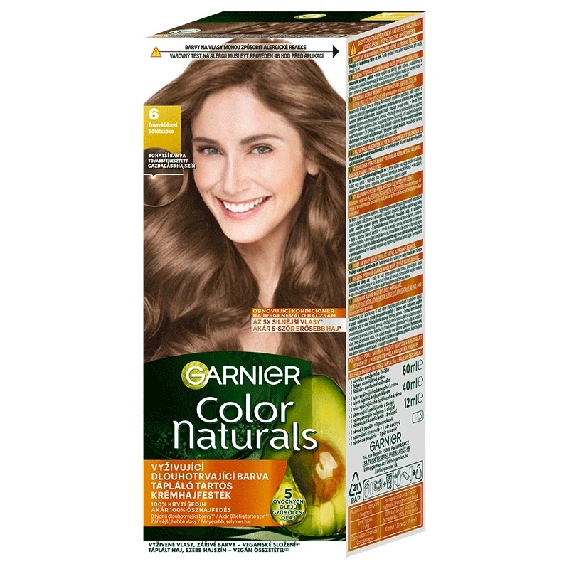 کیت رنگ مو شماره 6 گارنیر مدل Dark Blonde (بلوند تیره) - فروشگاه اینترنتی ارس درمیس