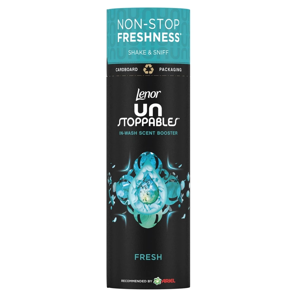 خوشبو کننده لباس طراوت بخش لنور Lenor - مدل Unstoppables با رایحه Fresh | حجم 176 گرم - فروشگاه اینترنتی ارس درمیس