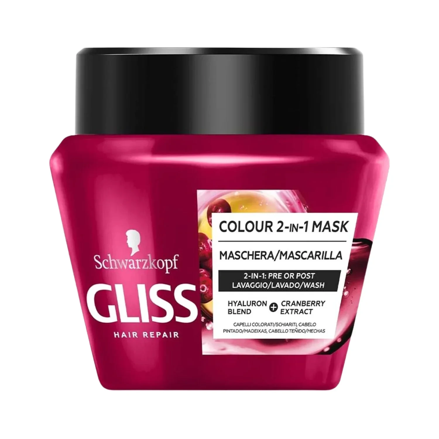 ماسک مو قرمز گلیس موهای رنگ شده مدل Colour 2-in-1 Treatment | حجم 300 میل - فروشگاه اینترنتی ارس درمیس
