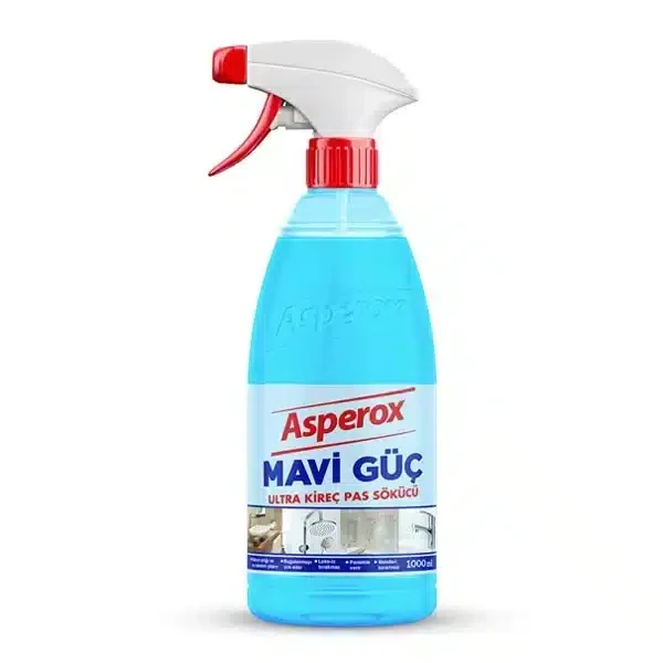 اسپری جرم گیر سطوح و شیرآلات آسپروکس Asperox مدل Mavi Guc | حجم 1000 میل - فروشگاه اینترنتی ارس درمیس