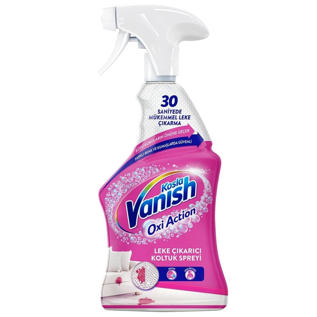 اسپری لکه بر ونیش Vanish مدل Oxi Action مخصوص مبل و صندلی | حجم 660 میل - فروشگاه اینترنتی ارس درمیس