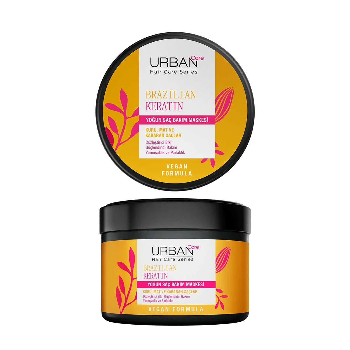 ماسک مو کراتینه برزیلی اربن کر مدل Brazilian Keratin - موهای خشک، کدر و وز | حجم 230 میل - فروشگاه اینترنتی ارس درمیس