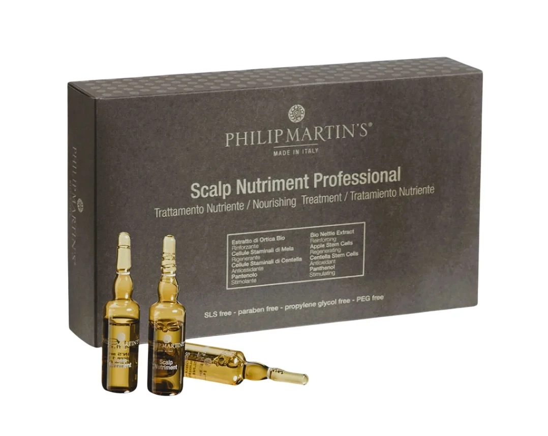 سرم ضدریزش مو فیلیپ مارتینز مدل Scalp Nutriment Professional | پک 12 عددی 7 میلی‌لیتری - فروشگاه اینترنتی ارس درمیس