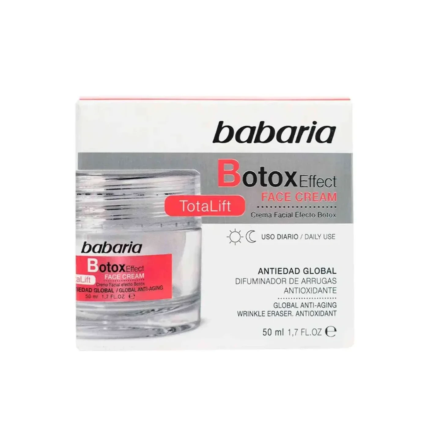 کرم صورت ضدچروک و لیفتینگ باباریا مدل Botox Effect - اثر شبه بوتاکس | حجم 50 میلی‌لیتر - فروشگاه اینترنتی ارس درمیس