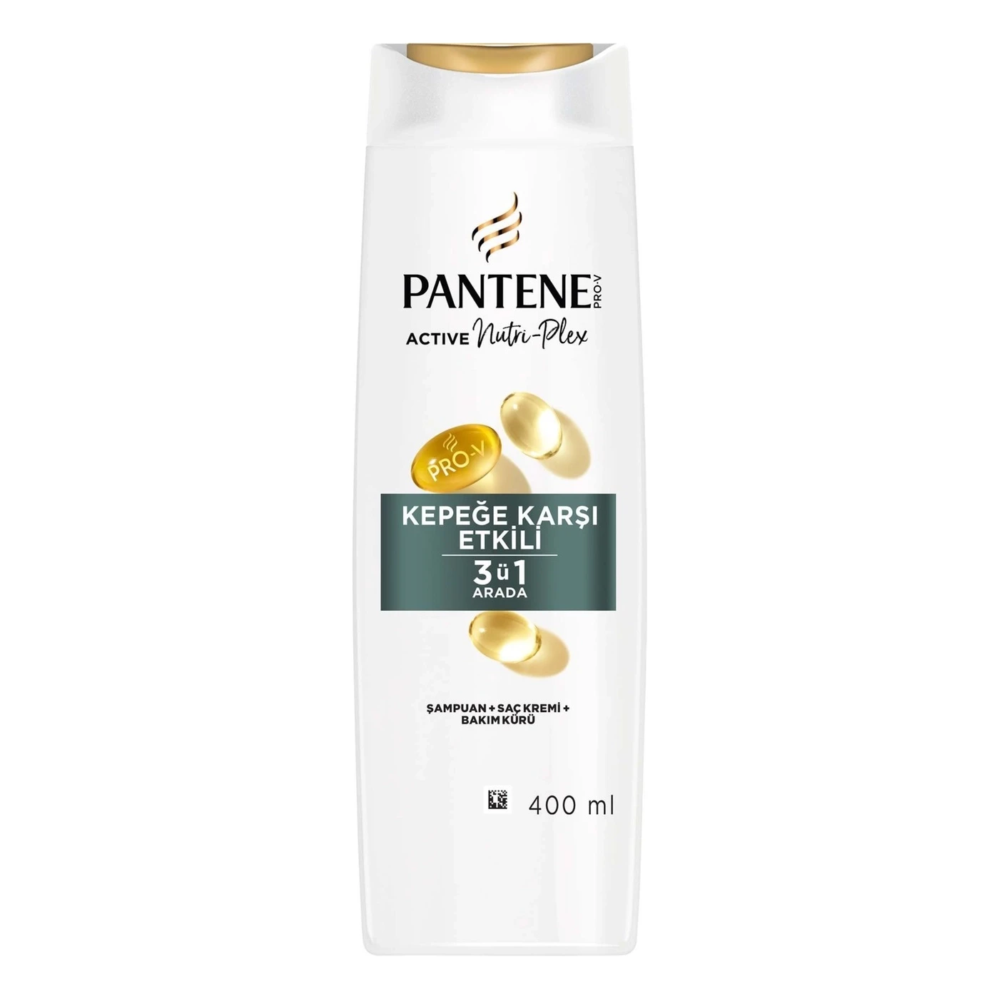 شامپو ضد شوره 3 در 1 پنتن Pantene مدل Kepeğe Karşı Etkili | حجم 400 میلی‌لیتر - فروشگاه اینترنتی ارس درمیس