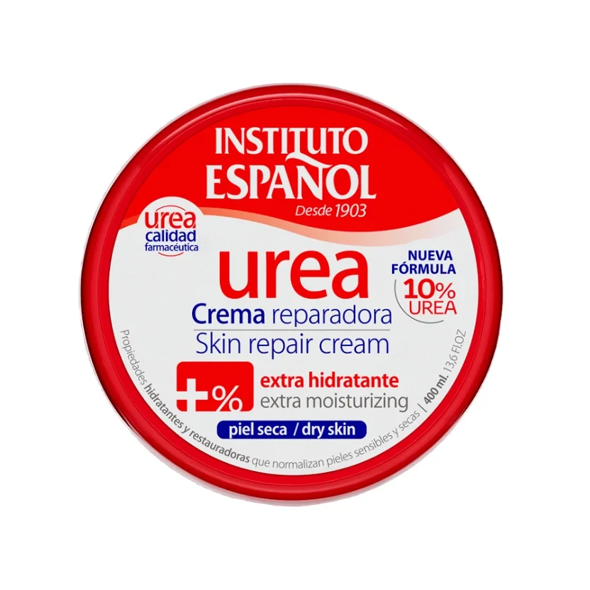 کرم ترمیم کننده بدن اوره اسپانول Instituto Español مدل Urea - پوست‌های خشک، حساس و آسیب دیده | حجم 400 میل - فروشگاه اینترنتی ارس درمیس