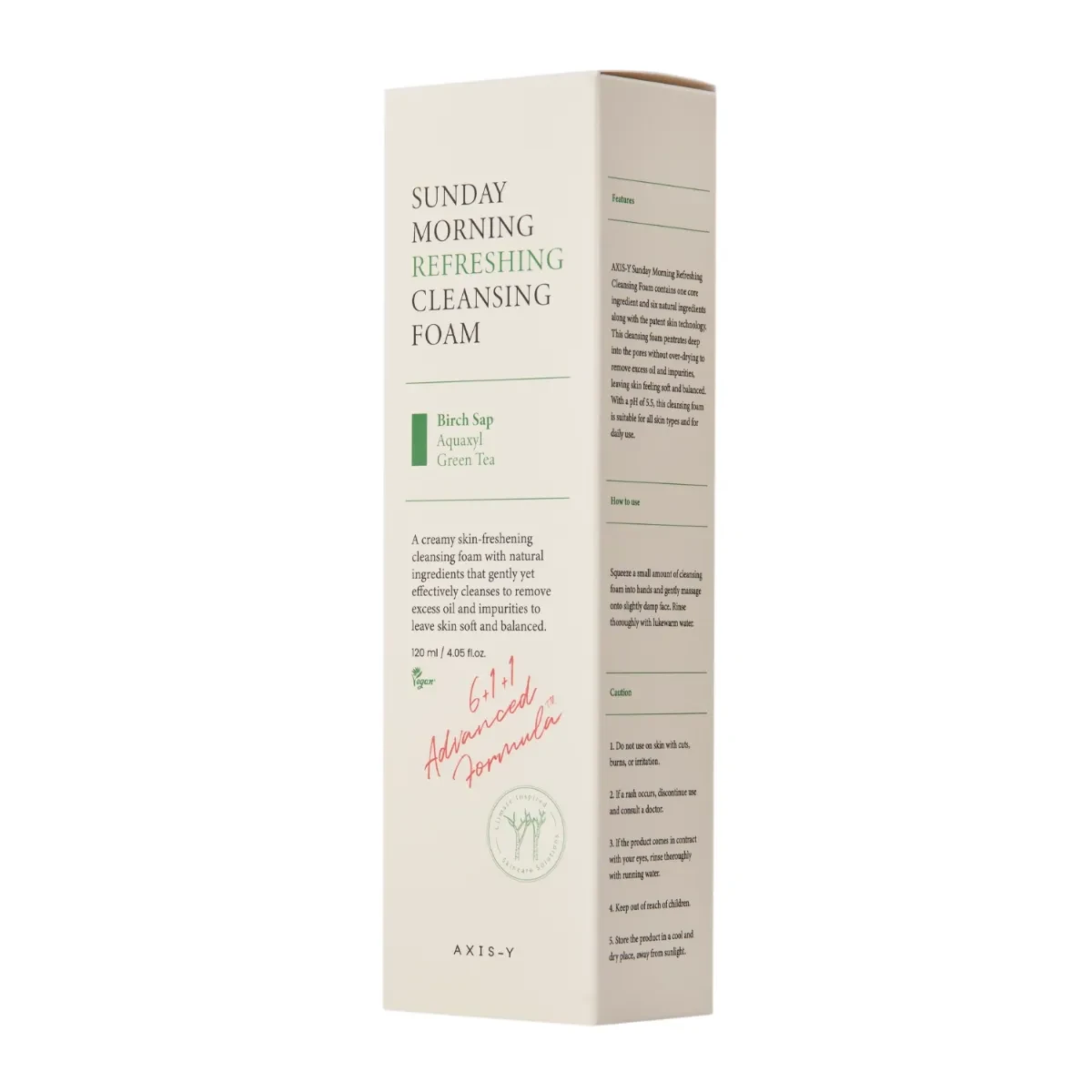فوم شستشوی صورت اکسیس وای مدل Sunday Morning Refreshing Cleansing Foam | حجم 120 میلی‌لیتر - فروشگاه اینترنتی ارس درمیس