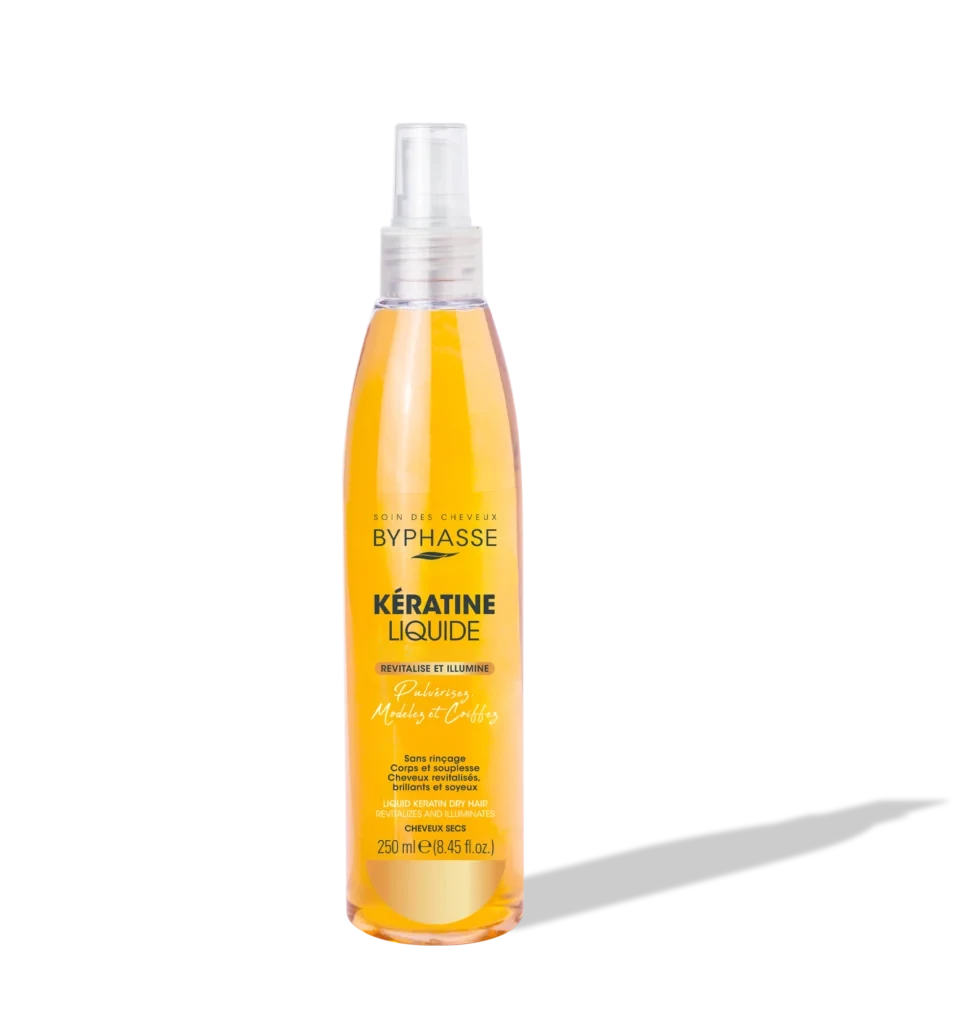 اسپری کراتین مایع بایفاس مدل Liquid Keratin - ترمیم و تقویت موهای خشک و آسیب دیده | حجم 250 میلی‌لیتر - فروشگاه اینترنتی ارس درمیس