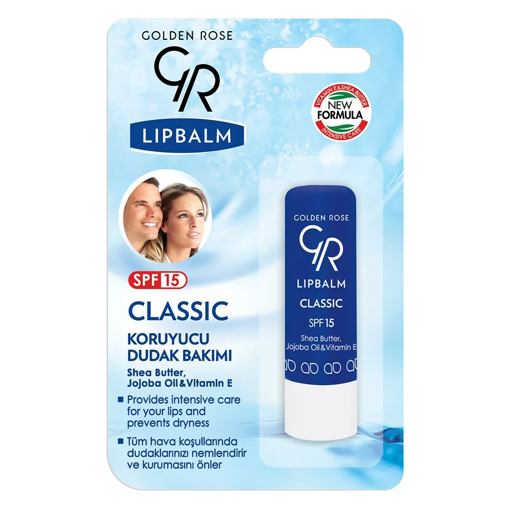 بالم لب کلاسیک گلدن رز با SPF 15 - فروشگاه اینترنتی ارس درمیس