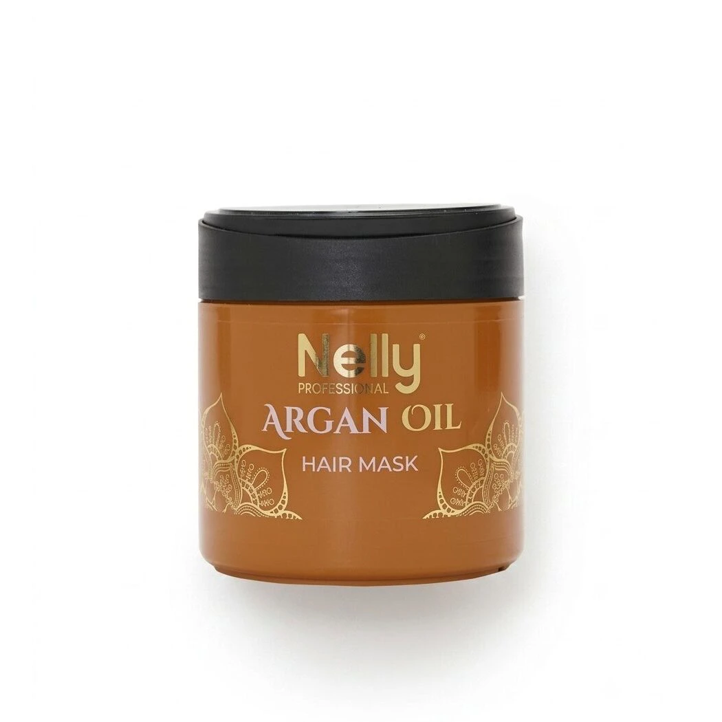 ماسک مو روغن آرگان نلی پروفشنال Nelly Professional مدل Argan Oil | حجم 400 میل - فروشگاه اینترنتی ارس درمیس