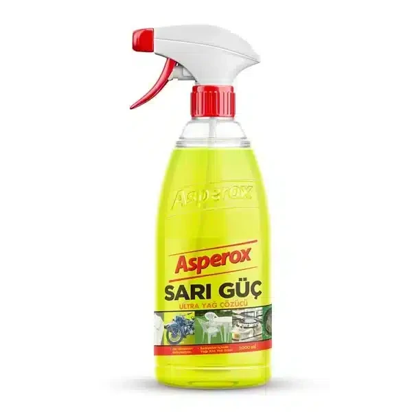 اسپری تمیز کننده و چربی زدا آسپروکس Asperox مدل Sari Guc | حجم 1000 میل - فروشگاه اینترنتی ارس درمیس