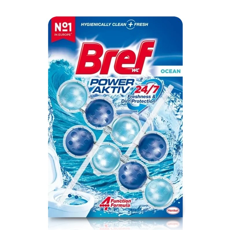 خوشبو کننده توالت فرنگی رایحه اقیانوسیه برف Bref مدل Ocean | بسته 8 عددی - فروشگاه اینترنتی ارس درمیس