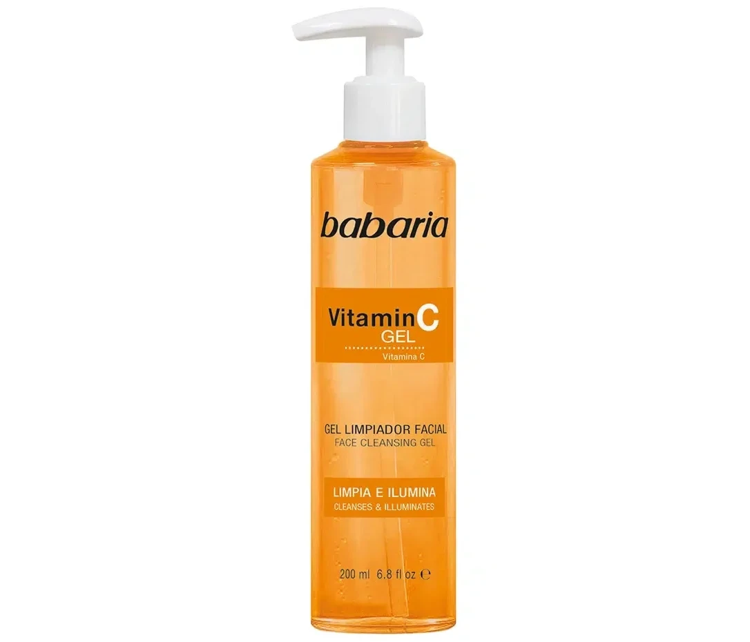 ژل شستشوی صورت باباریا مدل Vitamin C - حاوی ویتامین سی - پاک‌کنندگی ملایم و روشن‌کنندگی طبیعی | حجم 200 میلی‌لیتر - فروشگاه اینترنتی ارس درمیس