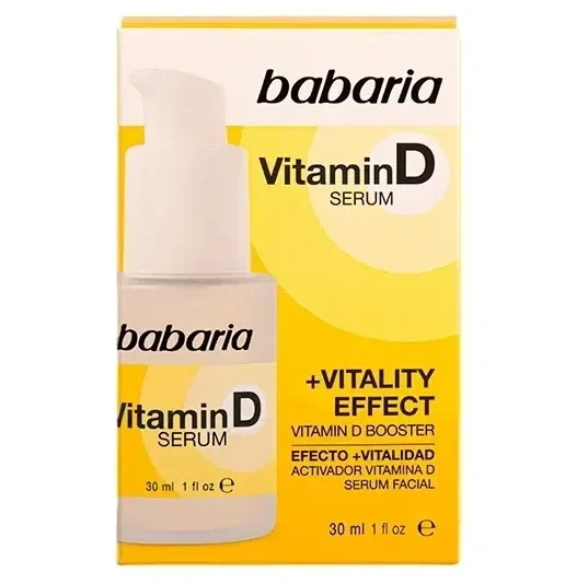 سرم صورت ویتامین D باباریا مدل Vitamin D – تقویت‌ کننده و روشن‌ کننده پوست | حجم 30 میلی‌لیتر - فروشگاه اینترنتی ارس درمیس