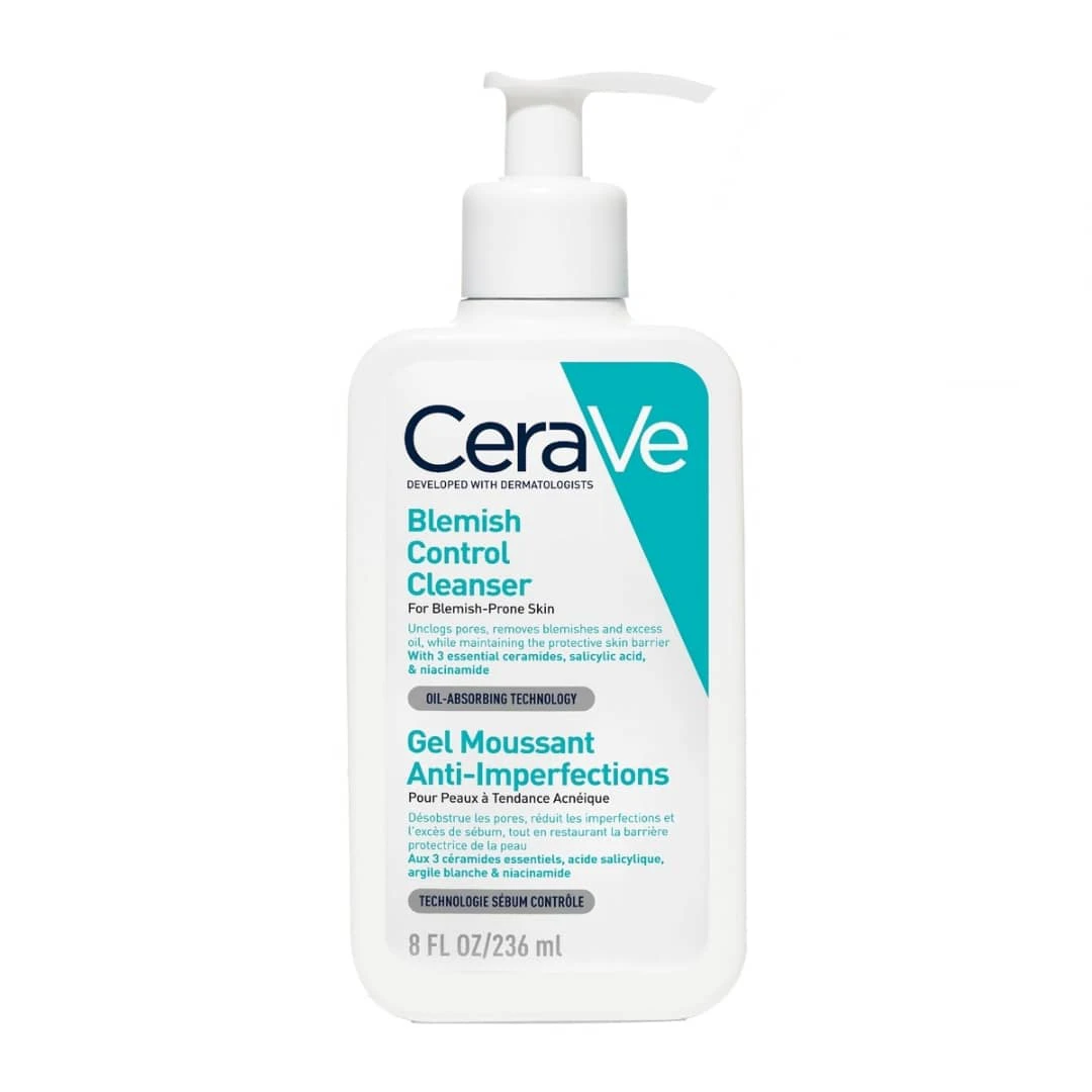 ژل شستشو ضد لک سراوی مدل Blemish Control Cleanser | حجم 236 میل - فروشگاه اینترنتی ارس درمیس