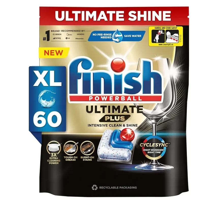 قرص ماشین ظرفشویی فینیش التیمیت پلاس 60 عددی Finish Ultimate Plus - فروشگاه اینترنتی ارس درمیس