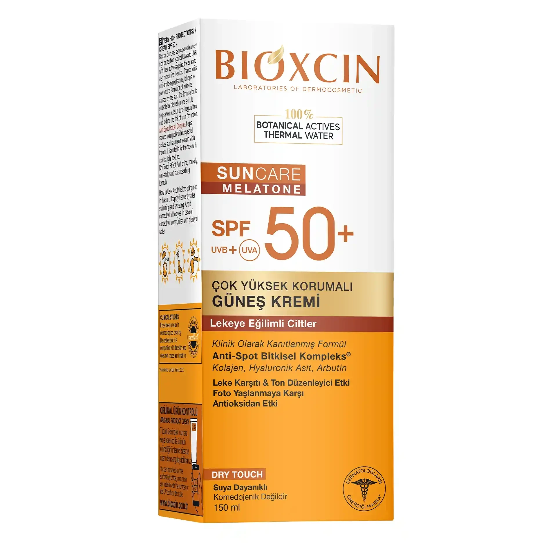 کرم ضد آفتاب و ضدلک بی رنگ بیوکسین مدل Lekeye Eğilimli Ciltler - با +SPF 50 - مناسب پوست‌های مستعد لک | حجم 150 میل - فروشگاه اینترنتی ارس درمیس