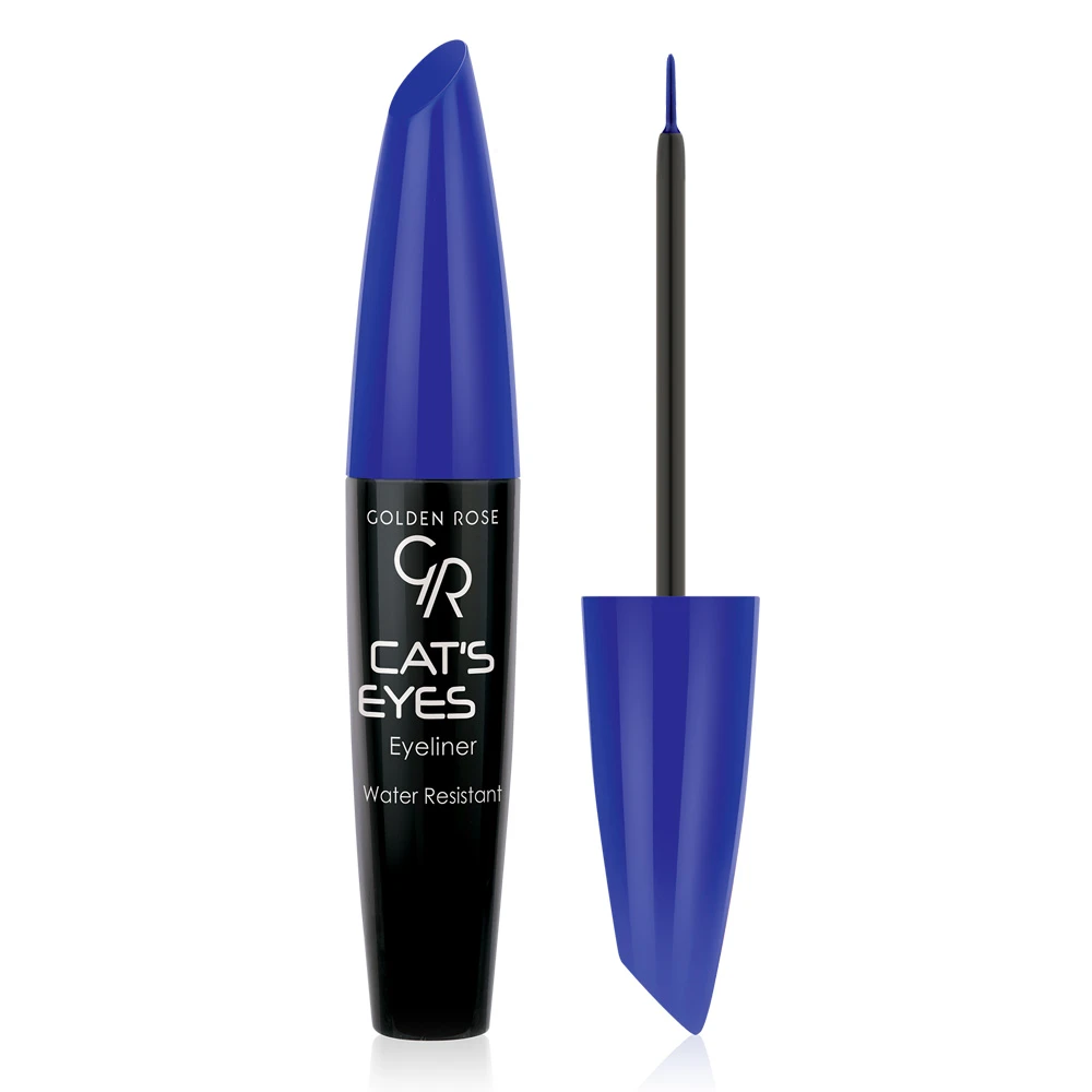 خط چشم مویی آبی گلدن رز مدل Cats Eyes - فروشگاه اینترنتی ارس درمیس