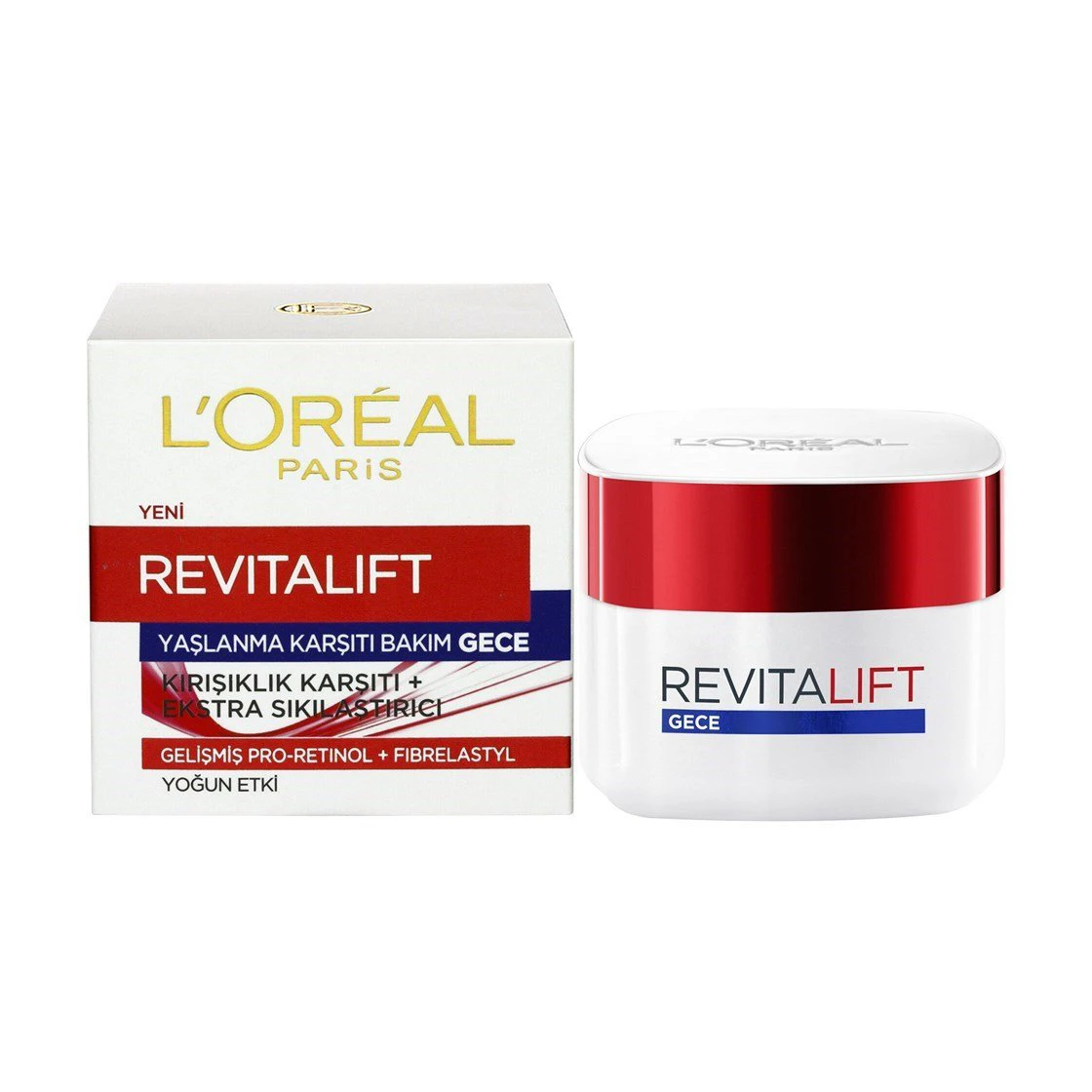 کرم ضد چروک و سفت کننده شب لورآل L'Oréal مدل رویتالیفت Revitalift | حجم 50 میل - فروشگاه اینترنتی ارس درمیس