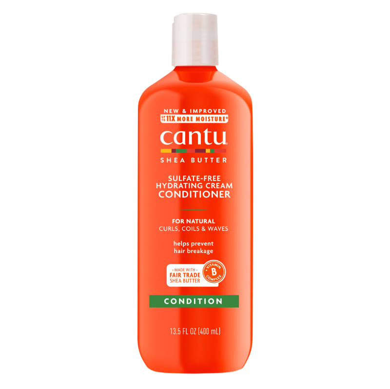 نرم کننده مو شی باتر کنتو Cantu مدل Hydrating Cream - بدون سولفات و مناسب موهای فر | حجم 400 میلی‌لیتر - فروشگاه اینترنتی ارس درمیس