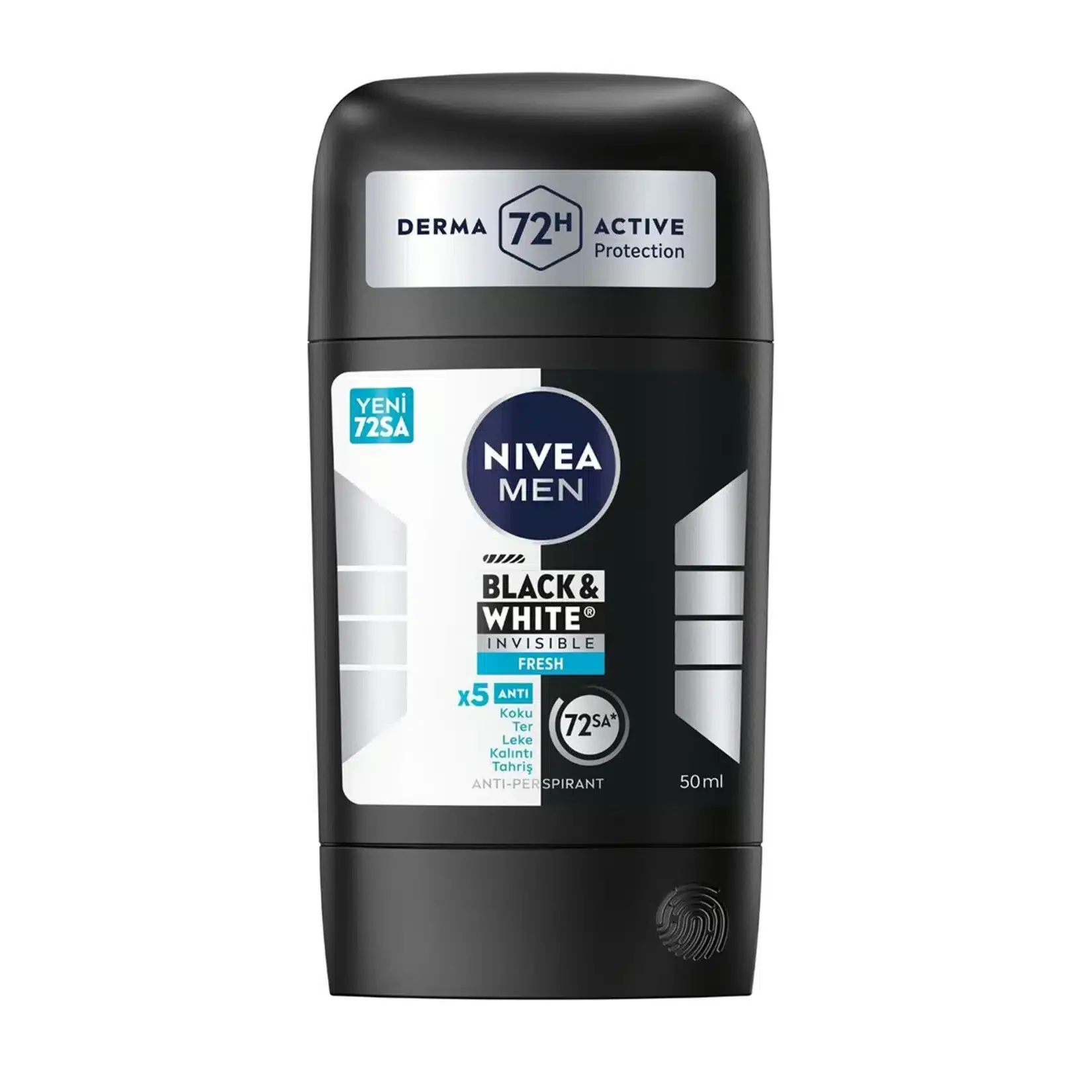 استیک ضد تعریق مردانه نیوآ سری Black And White مدل Fresh | حجم 50 میل - فروشگاه اینترنتی ارس درمیس