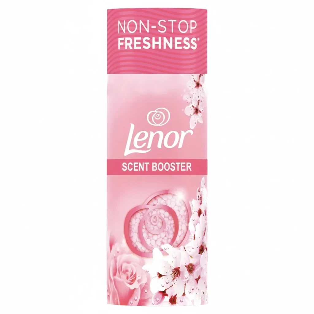 خوشبو کننده لباس شکوفه گیلاس و آب گل رز لنور Lenor مدل Cherry Blossom &amp; Rose Water | حجم 176 گرم - فروشگاه اینترنتی ارس درمیس