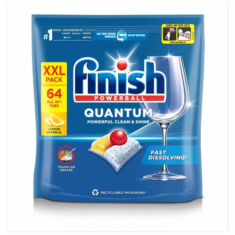قرص ماشین ظرفشویی فینیش مدل Quantum | بسته 64 عددی - فروشگاه اینترنتی ارس درمیس