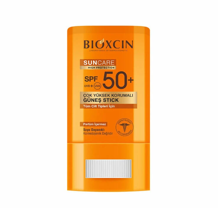 ضد آفتاب استیکی بیوکسین با +SPF 50 - مناسب انواع پوست | 15 گرم - فروشگاه اینترنتی ارس درمیس