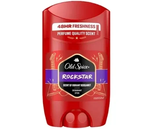 دئودورانت استیکی مردانه اولد اسپایس مدل Rockstar - با ماندگاری 48 ساعته | حجم 50 میلی‌لیتر - فروشگاه اینترنتی ارس درمیس
