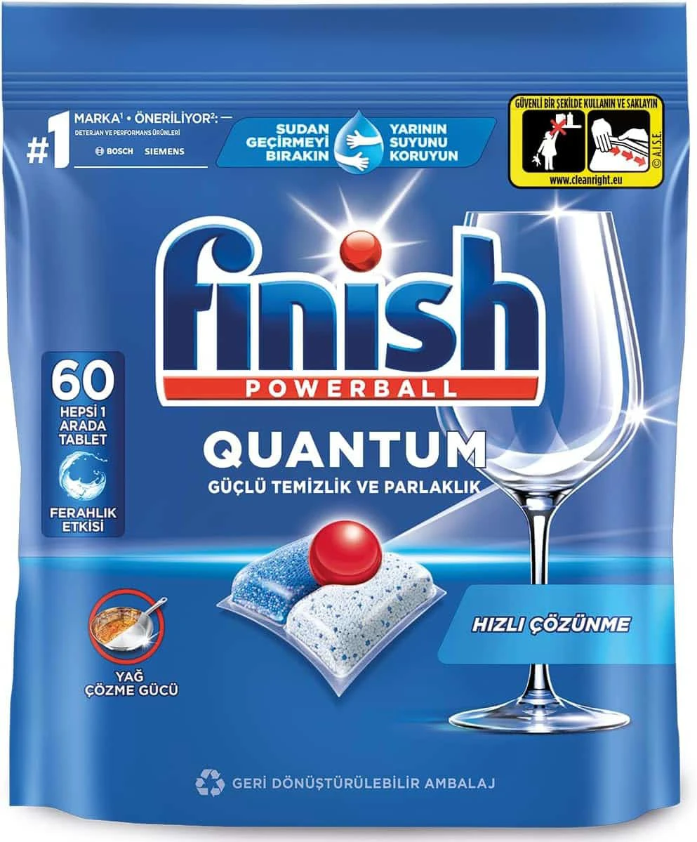 قرص ماشین ظرفشویی فینیش مدل Quantum | بسته 60 عددی - فروشگاه اینترنتی ارس درمیس