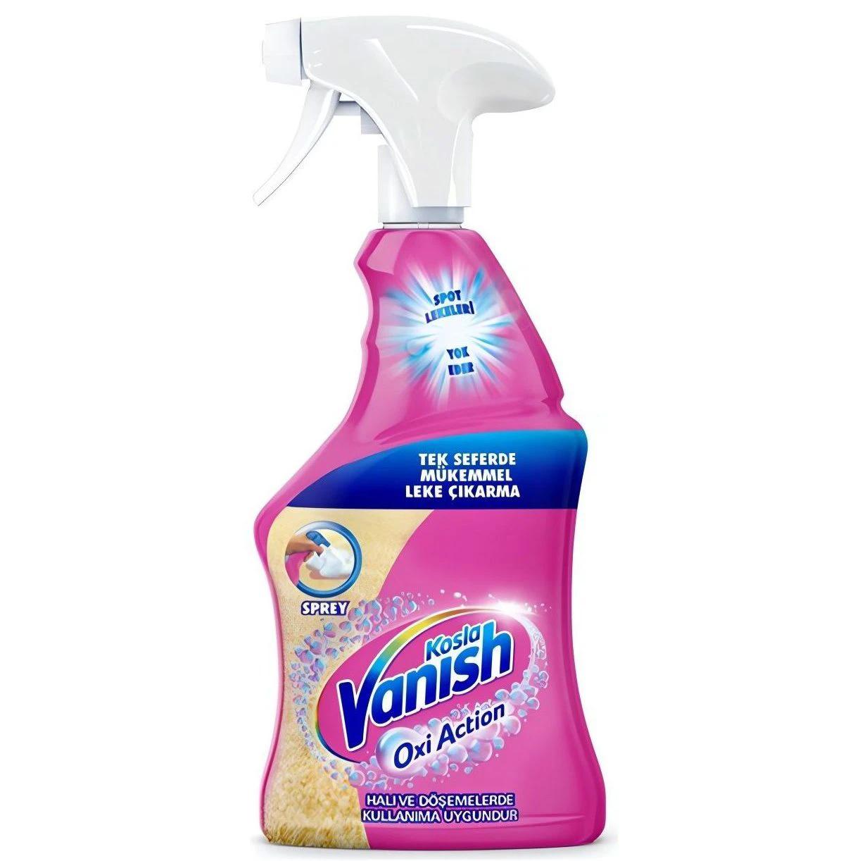 اسپری لکه بر فرش و روکش مبلمان ونیش Vanish مدل Oxi Action | حجم 500 میل - فروشگاه اینترنتی ارس درمیس