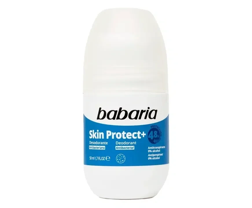 مام رول ضد تعریق باباریا مدل +Skin Protect - با محافظت 48 ساعته و فاقد الکل | حجم 50 میلی‌لیتر - فروشگاه اینترنتی ارس درمیس