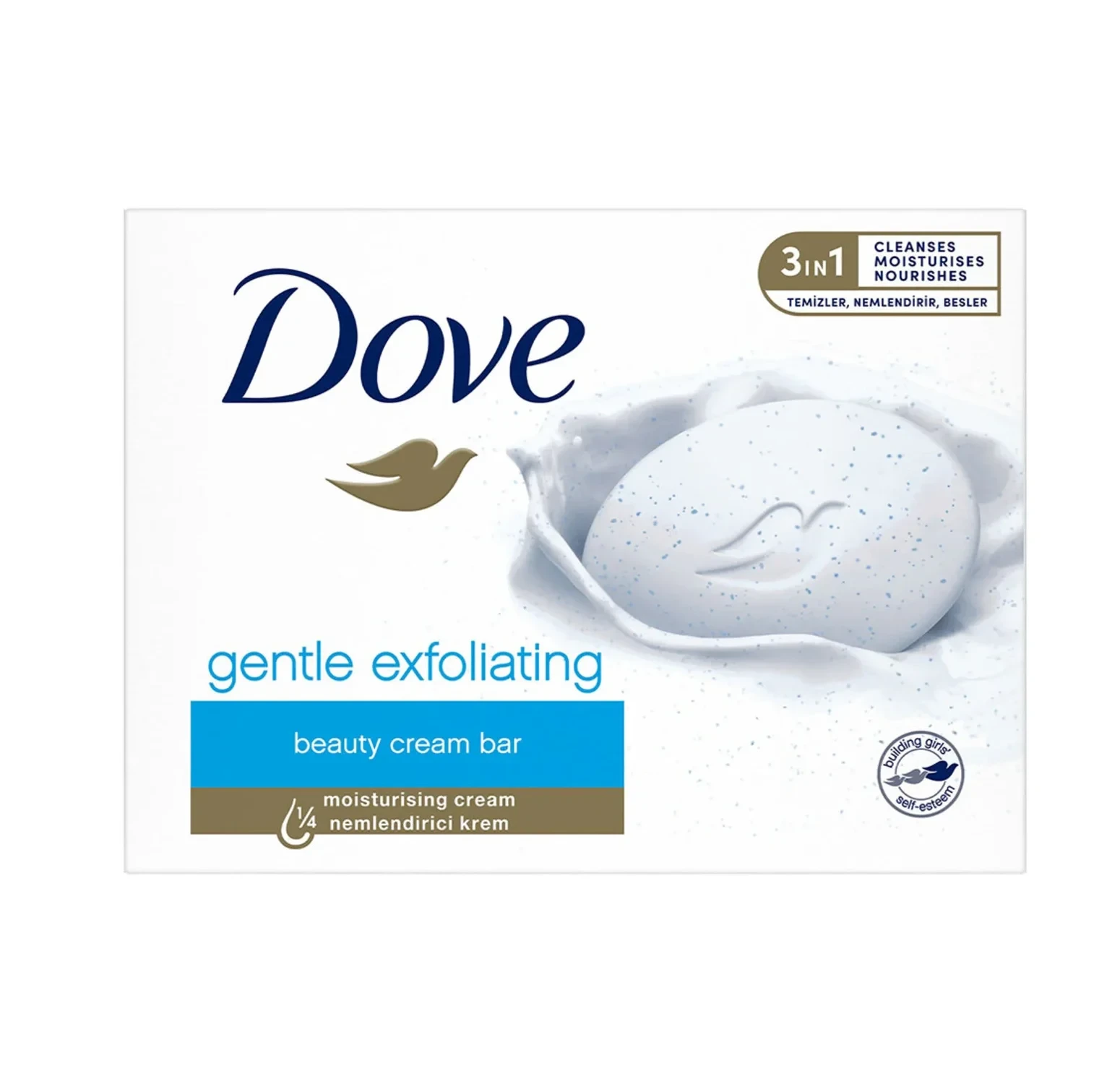 صابون لایه بردار ملایم داو مدل Gentle Exfoliating | حجم 90 گرم - فروشگاه اینترنتی ارس درمیس