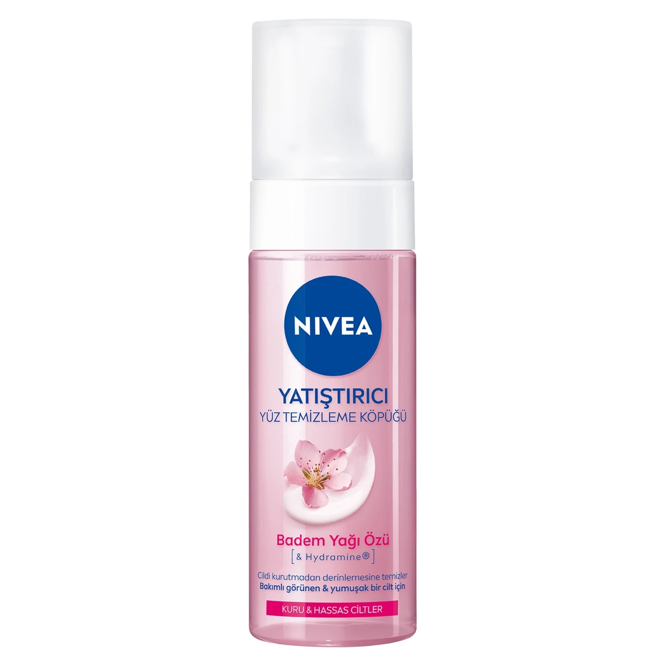 فوم شستشوی صورت آرامش بخش نیوآ Nivea - حاوی عصاره روغن بادام - مناسب پوست‌های خشک و حساس | حجم 150 میلی‌لیتر - فروشگاه اینترنتی ارس درمیس