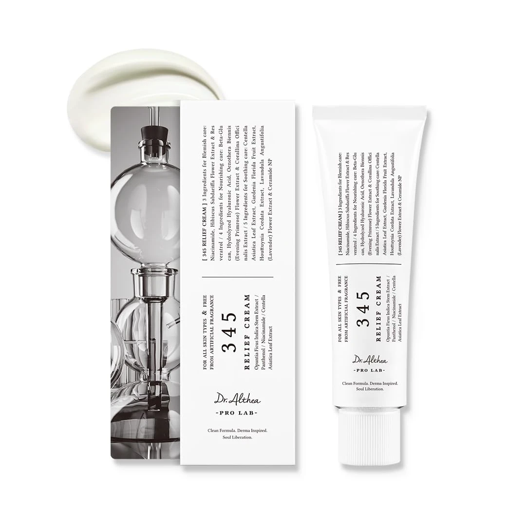 کرم تسکین کننده و ترمیم کننده دکتر آلتیا مدل 345 Relief Cream | حجم 50 میل - فروشگاه اینترنتی ارس درمیس