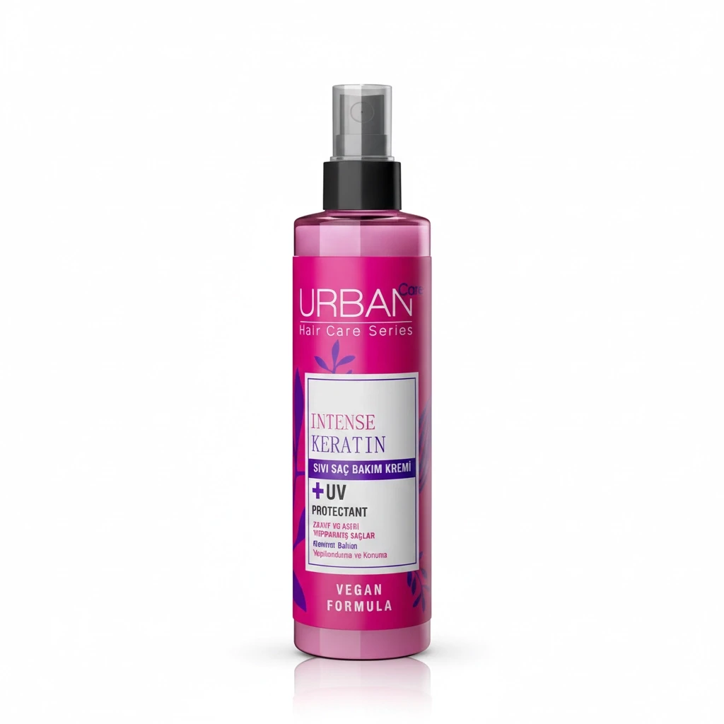 اسپری دوفاز کراتین اربن کر مدل Intense Keratin - موهای خشک و آسیب‌دیده | حجم 200 میل - فروشگاه اینترنتی ارس درمیس