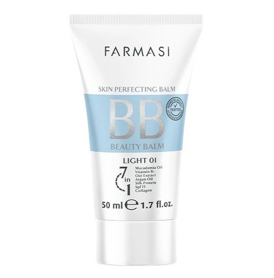 بی بی کرم 7 در 1 فارماسی Farmasi مدل Light شماره 01 | حجم 50 میل - فروشگاه اینترنتی ارس درمیس