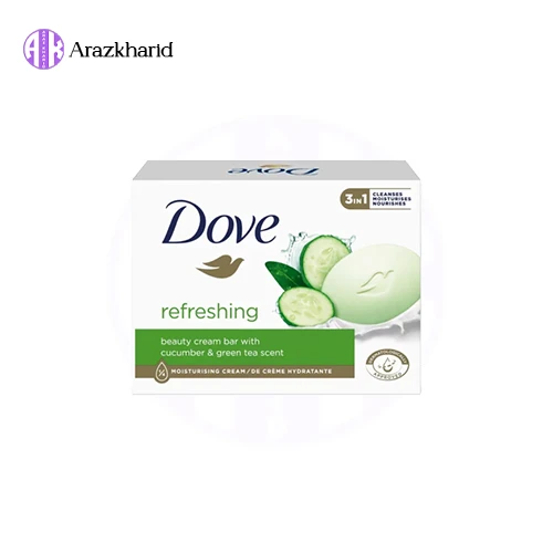 صابون خیار و چای سبز داو DOVE حجم 90 گرم - فروشگاه آراز خرید