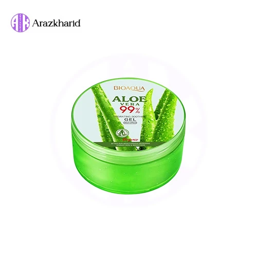 ژل تسکین دهنده آبرسان آلوئه ورا BIOAOUA وزن 300 گرم - فروشگاه آراز خرید