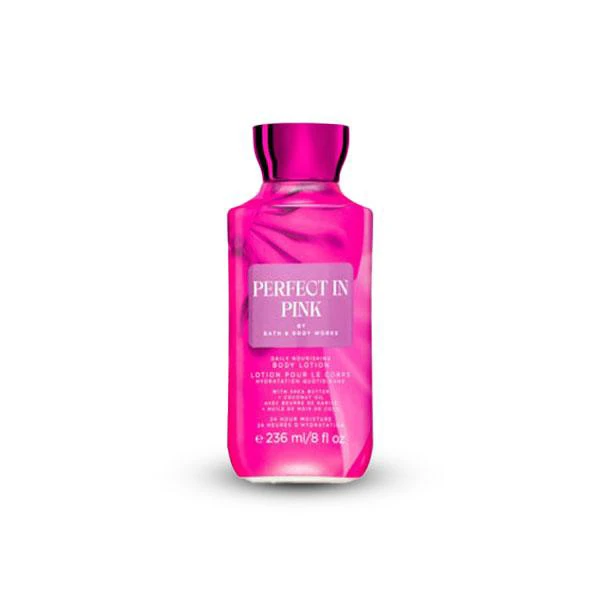 لوسیون بدن بث اند بادی ورکس PERFECTION PINK حجم 236 میل