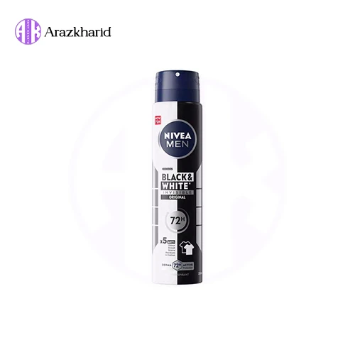 اسپری ضد تعریق مردانه نیوا 200 میل BLACK WHITE - فروشگاه آراز خرید