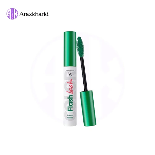 ریمل رنگی گلدن رز مدل FLASH LASH رنگ FOREST GREEN شماره 02 حجم 9 میل - فروشگاه آراز خرید